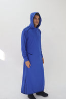 Faith-Fit Thobe Royal Blue Hooded