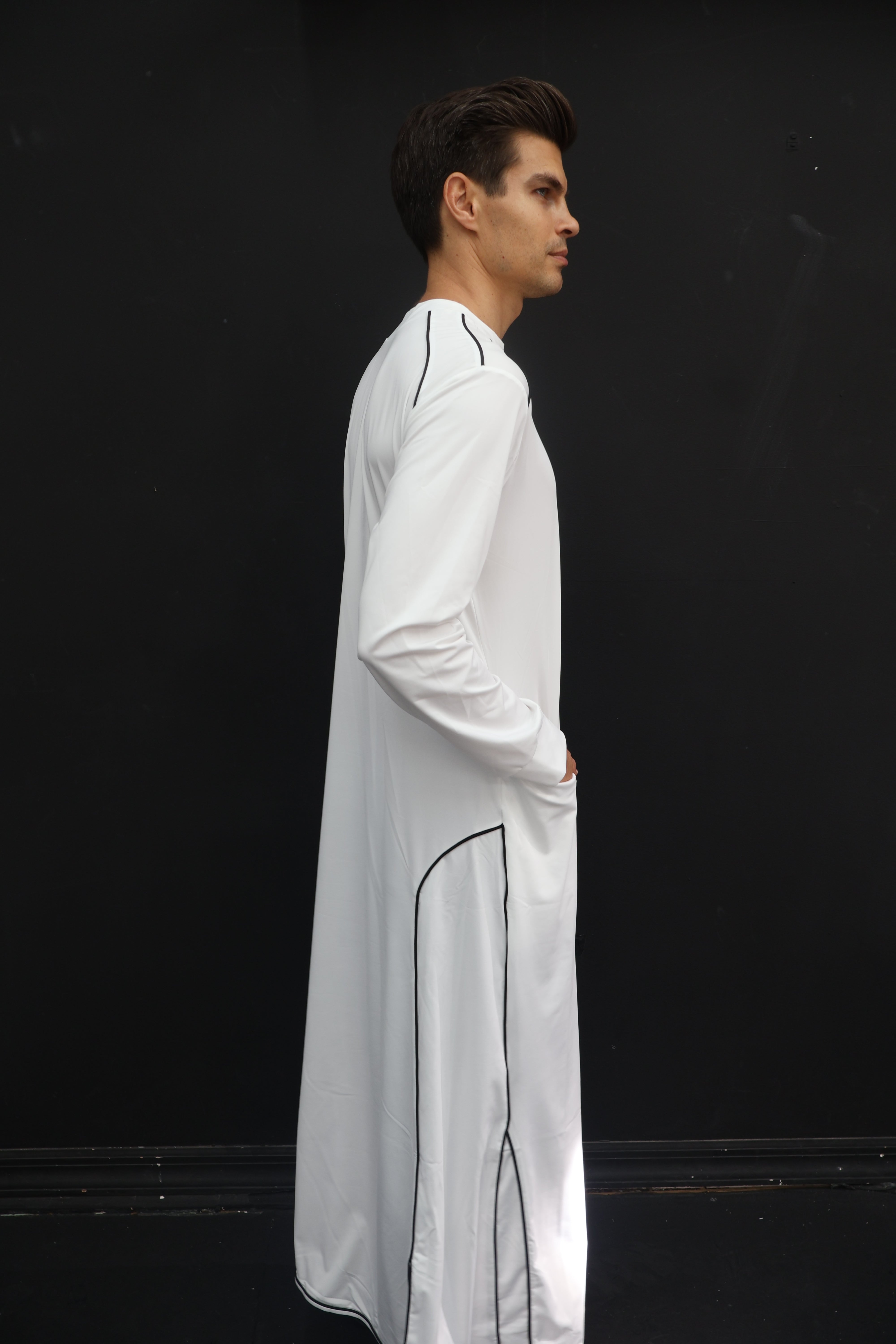 Faith-Fit Thobe Arctic White