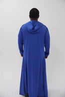 Faith-Fit Thobe Royal Blue Hooded