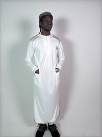 Faith-Fit Thobe Arctic White