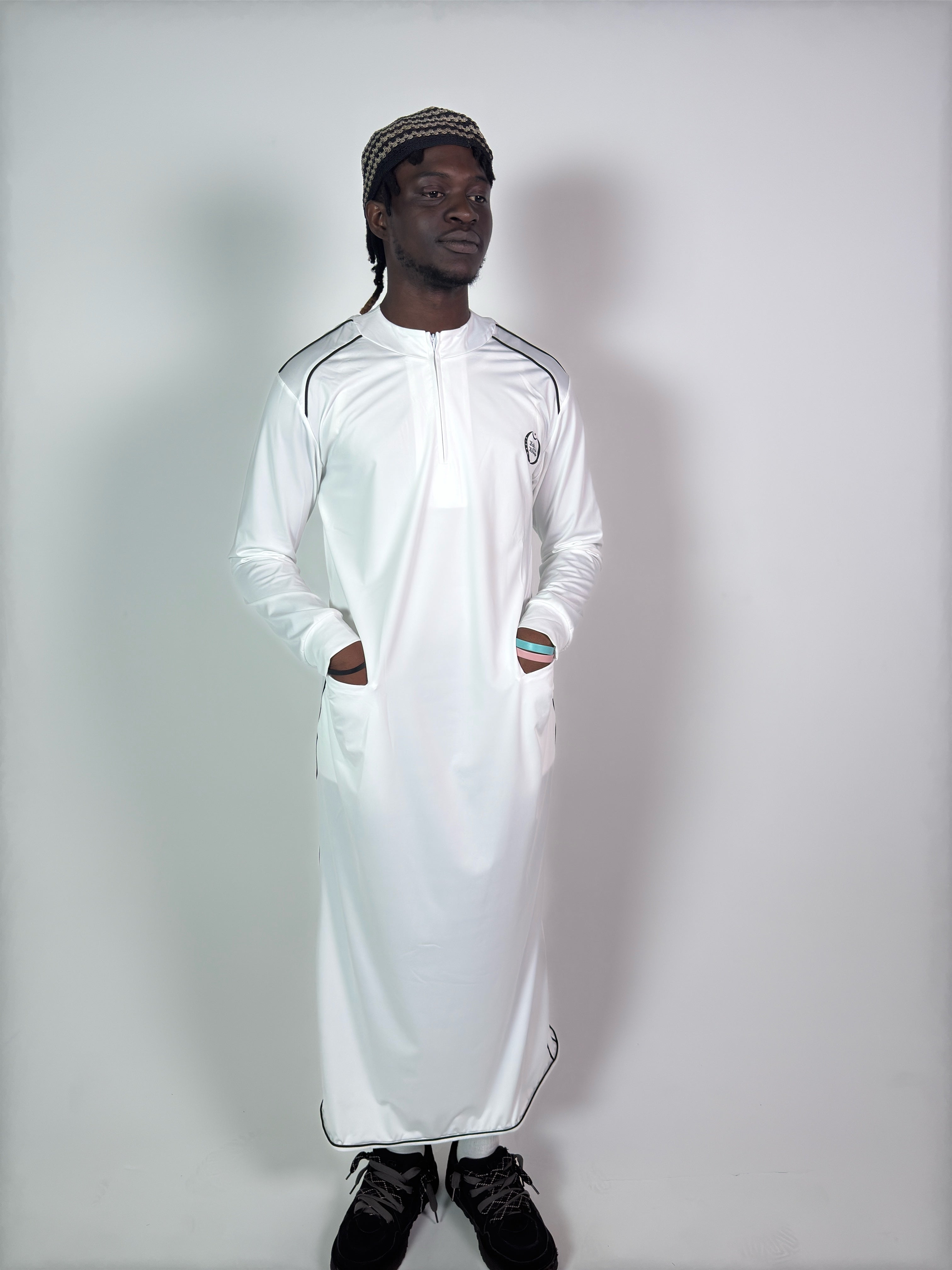 Faith-Fit Thobe Arctic White