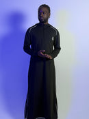 Faith-Fit Black Thobe Hooded