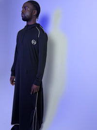 Faith-Fit Black Thobe Hooded