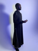 Faith-Fit Black Thobe Hooded