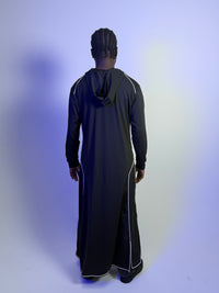 Faith-Fit Black Thobe Hooded