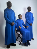 Faith-Fit Thobe Royal Blue Hooded