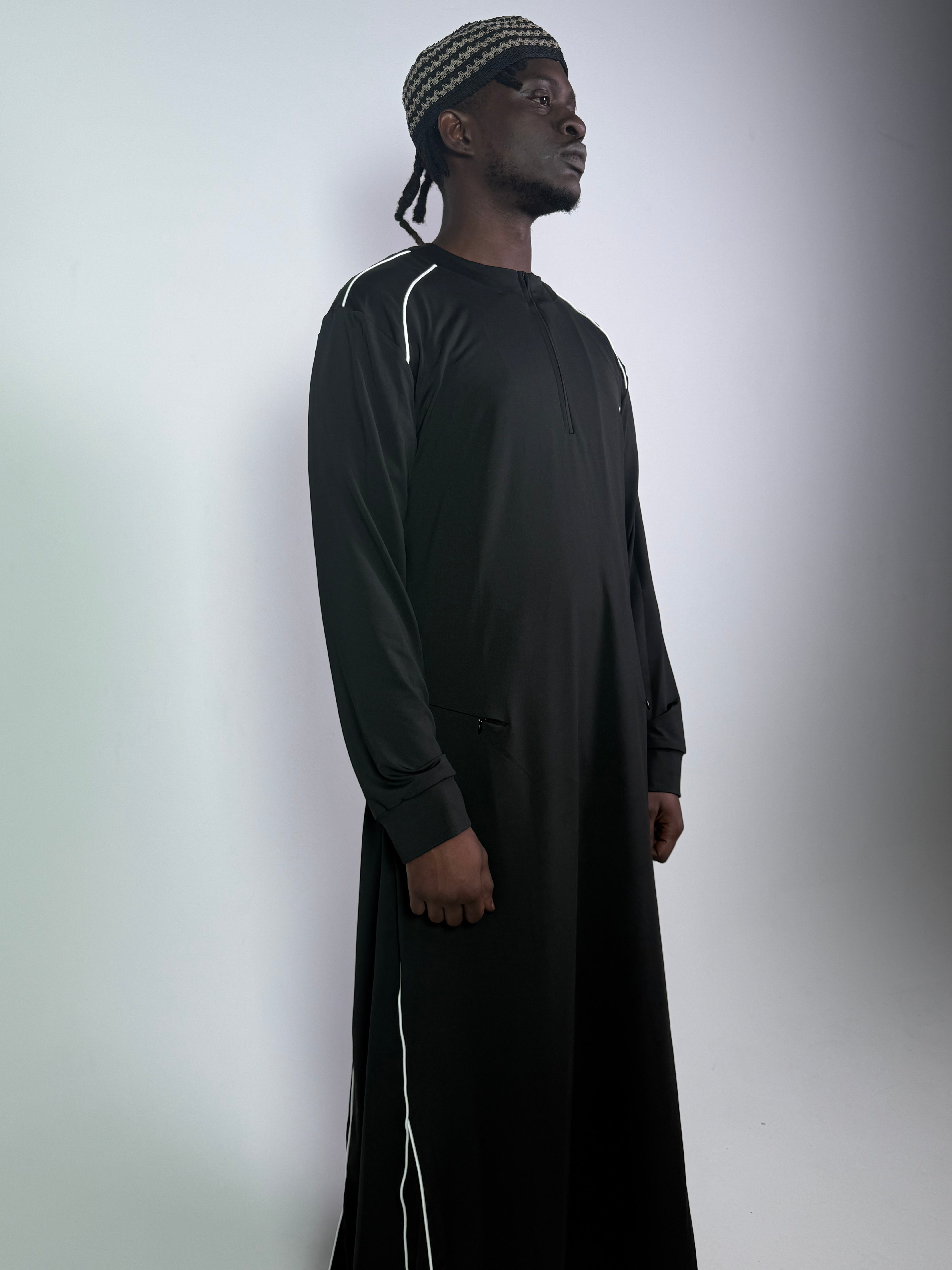 FaithFit Black Thobe