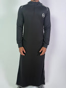 Faith-Fit Black Thobe Hooded