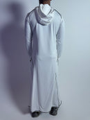 Faith Fit Thobe Artic White Hooded