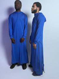 Faith-Fit Thobe Royal Blue Hooded