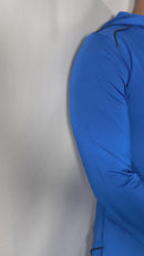 Faith-Fit Thobe Royal Blue Hooded