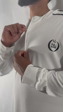 Faith Fit Thobe Artic White Hooded